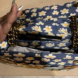 Floral Chain Strap Bag